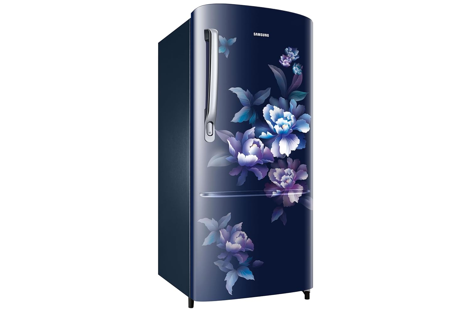 Samsung 183 L, 2 Star, Digital Inverter, Direct-Cool Single Door Refrigerator ( Himalayan Poppu Blue, Single Touch Defrost, 2026 Model)-Online Mahajan Electronics