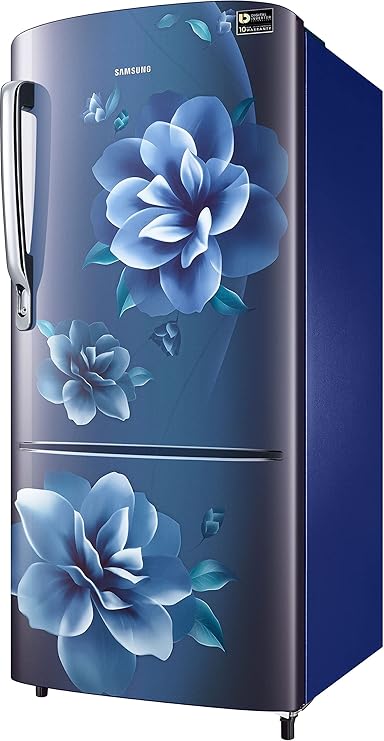 Samsung RR20C2723CU/NL 183 L, 3 Star, Digital Inverter, Direct-Cool Single Door Refrigerator,( Camellia Blue ) - Mahajan Electronics Online