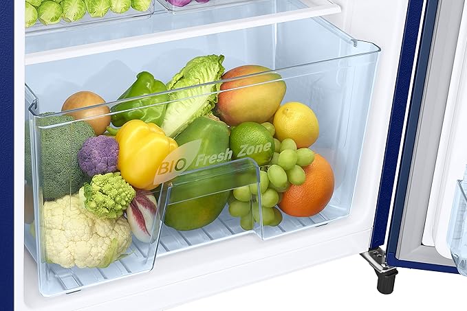 Samsung RR20C2723CU/NL 183 L, 3 Star, Digital Inverter, Direct-Cool Single Door Refrigerator,( Camellia Blue ) - Mahajan Electronics Online