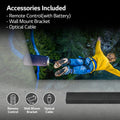 LG Soundbar S40Q, 300W Dolby Digital Soundbar for TV with Subwoofer, 2.1Ch Home Theatre System, Deep Bass, Bluetooth, HDMI - Mahajan Electronics Online