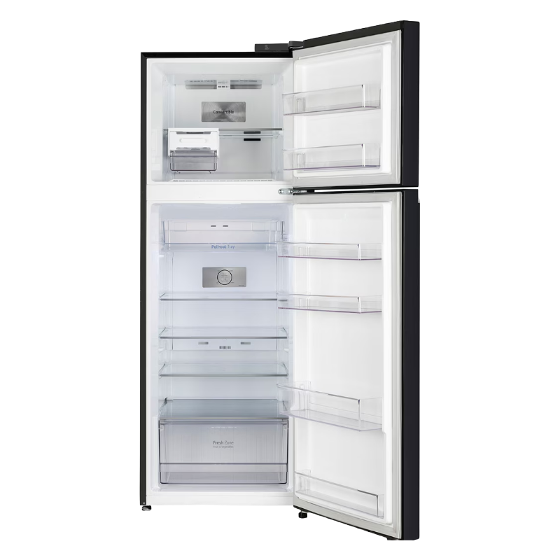 LG GL-S412SESY 380 Litre 2 Star Frost-Free Smart Inverter Double Door Refrigerator ( Black, Convertible)