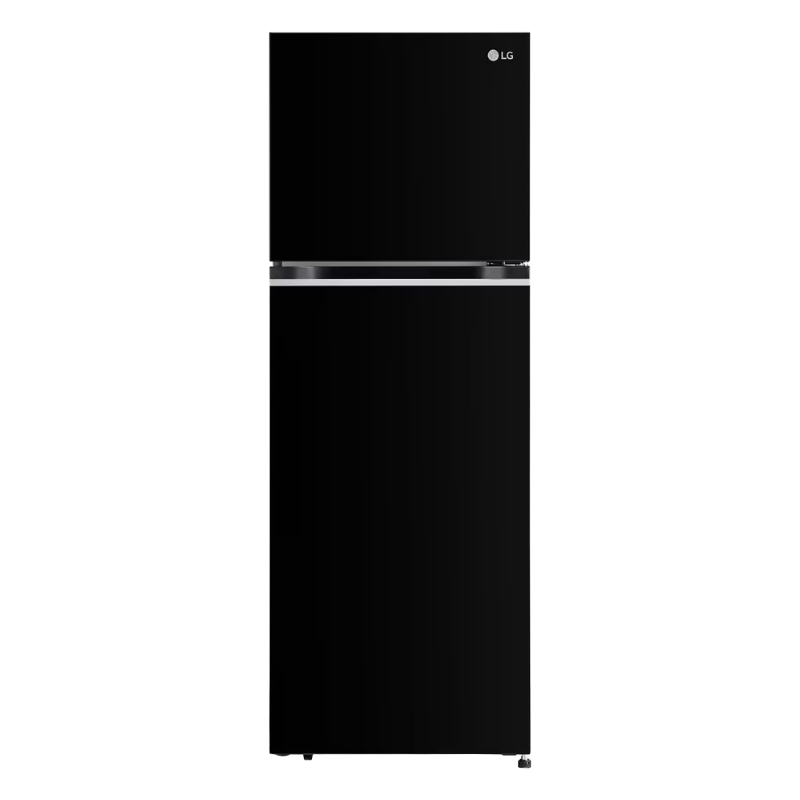 LG GL-S412SESY 380 Litre Frost-Free Smart Inverter Double Door Refrigerator ( Black, Convertible)