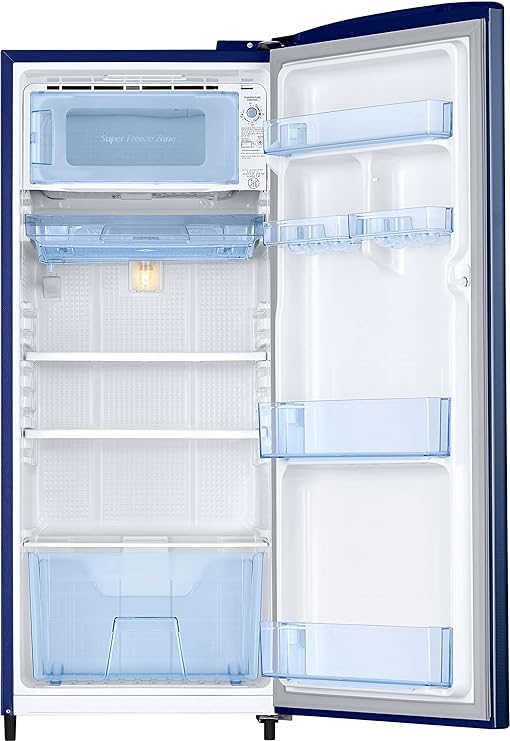 Samsung RR20C2723CU/NL 183 L, 3 Star, Digital Inverter, Direct-Cool Single Door Refrigerator,( Camellia Blue ) - Mahajan Electronics Online