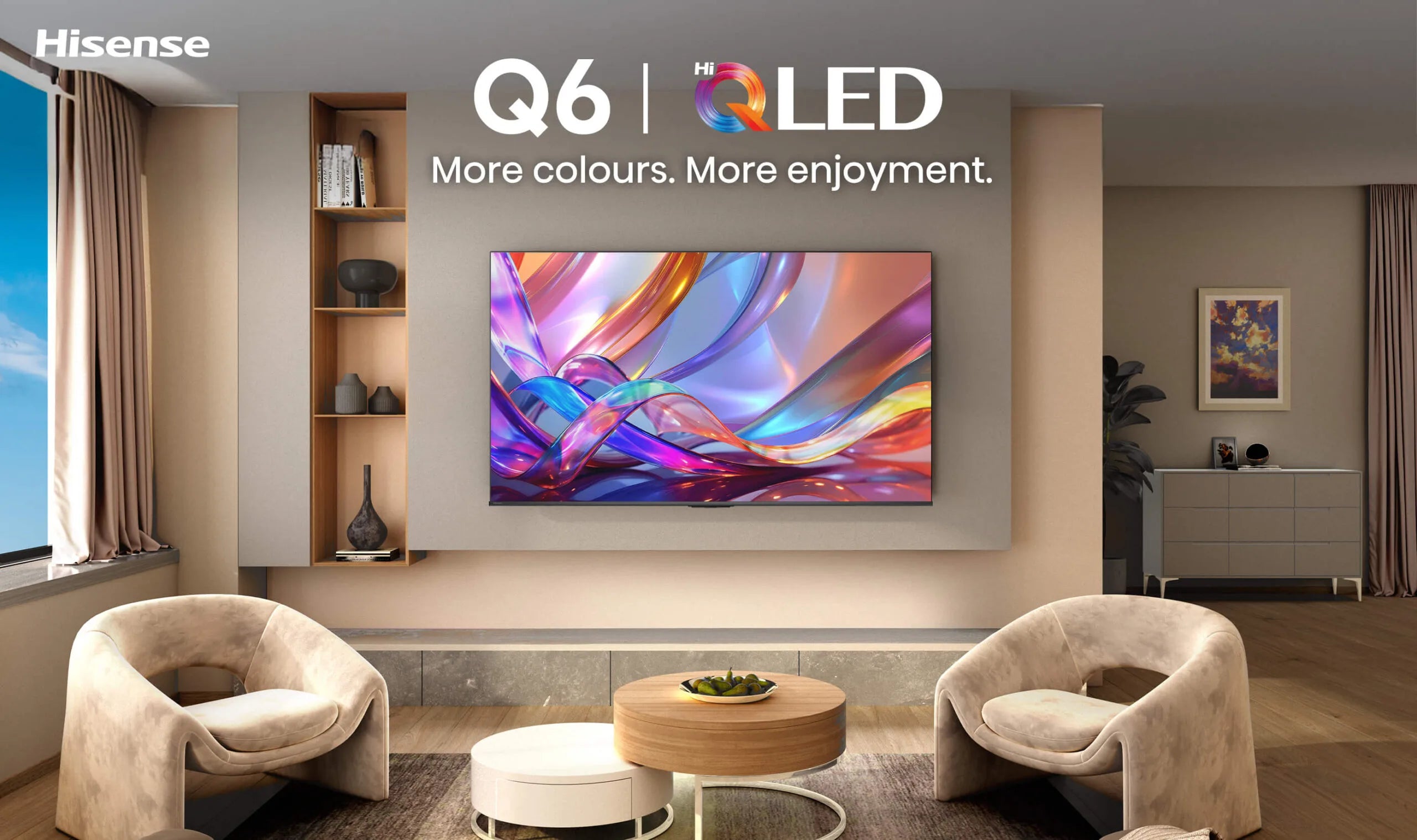 Hisense 75Q6S 75 Inch 4K Ultra HD Hi QLED Smart TV 2026-Online Mahajan Electronics