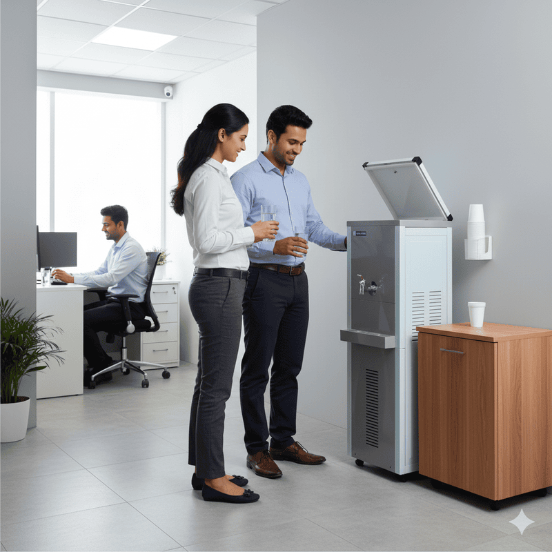 Blue Star SWC 1515 PS Electric Water Cooler | 15 L Storage Capacity | 15 LPH Cooling | Single Tap | Stainless Steel Tank-Online Mahajan Electronics