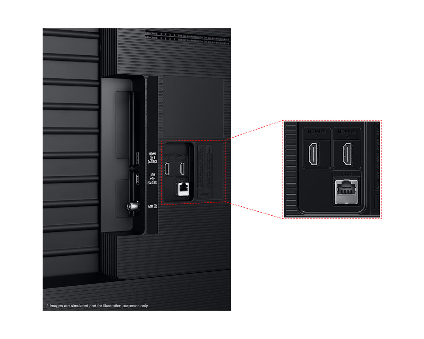 Samsung UA75M70HAULXL (75 inches) 4K Ultra HD Mini-LED 4K &nbsp;Vision AI Smart TV Titan Black-Online Mahajan Electronics