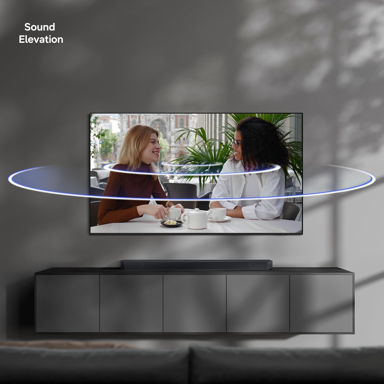 Samsung HW-Q600H/XL, Titan Black 320 W True 3.1.2ch Soundbar with Dolby Audio | Q-Symphony | Center, Up-Firing Speakers | HDMI eARC | Optical in | Bluetooth 5.3 | Wireless Subwoofer-Online Mahajan Electronics
