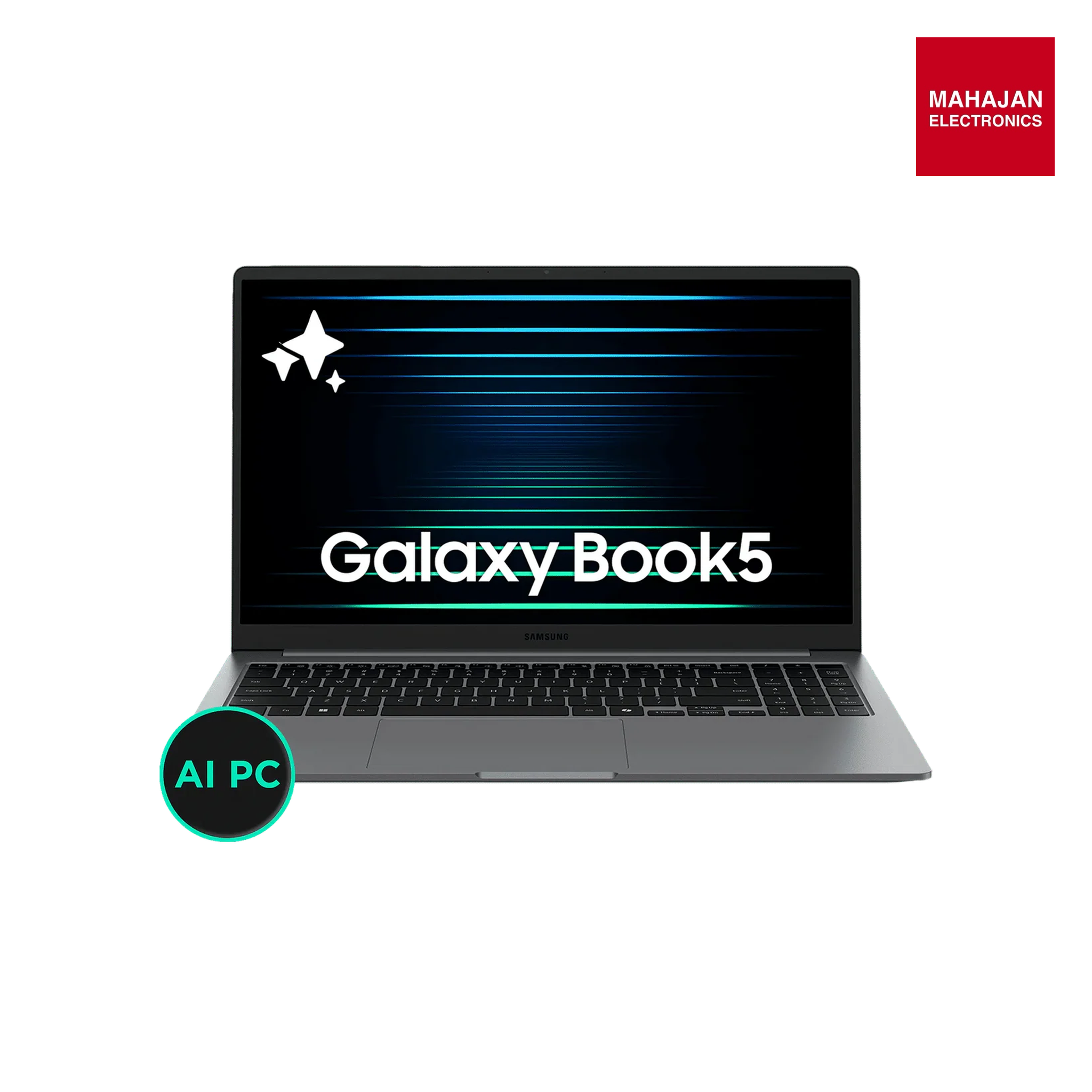 SAMSUNG Galaxy Book5 Intel Core Ultra 5 Thin & Light Laptop (16GB, 512GB SSD, Windows 11 Home, 15.6 inch Full HD IPS Display, MS Office Home 2024, Gray, 1.55 KG) Mahajan Electronics Online