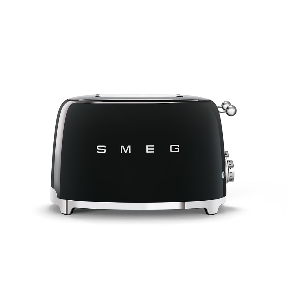 SMEG TSF03BLEU | Toaster 4 slices 50's Style | Colour : black Mahajan Electronics Online