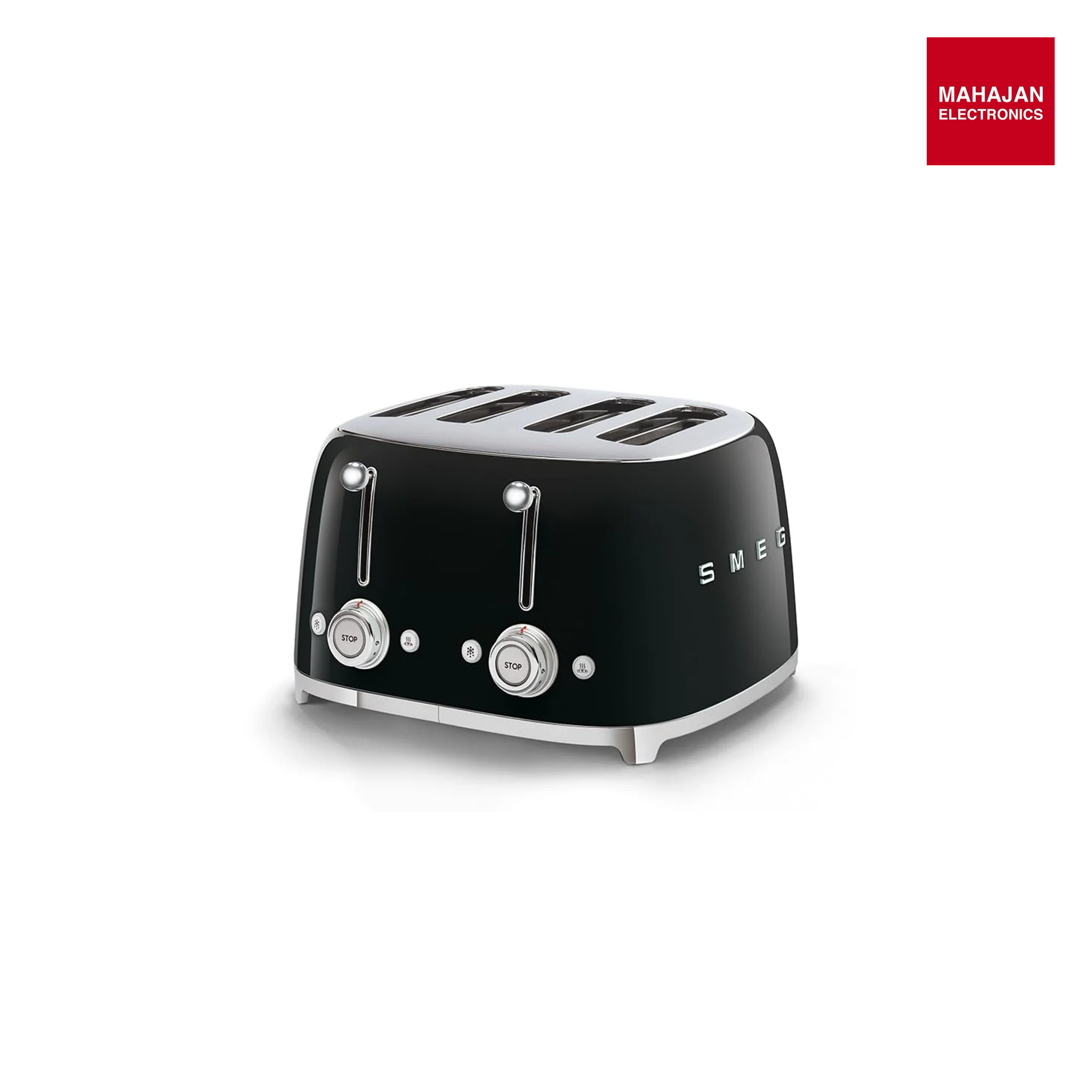 SMEG TSF03BLEU | Toaster 4 slices 50's Style | Colour : black Mahajan Electronics Online