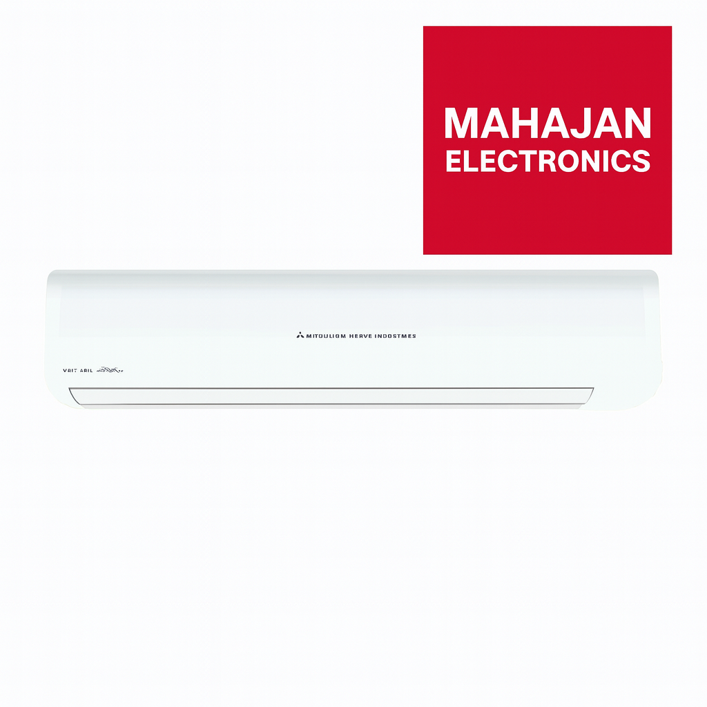 White electronic device with Mahajan Electronics logo above on a white background