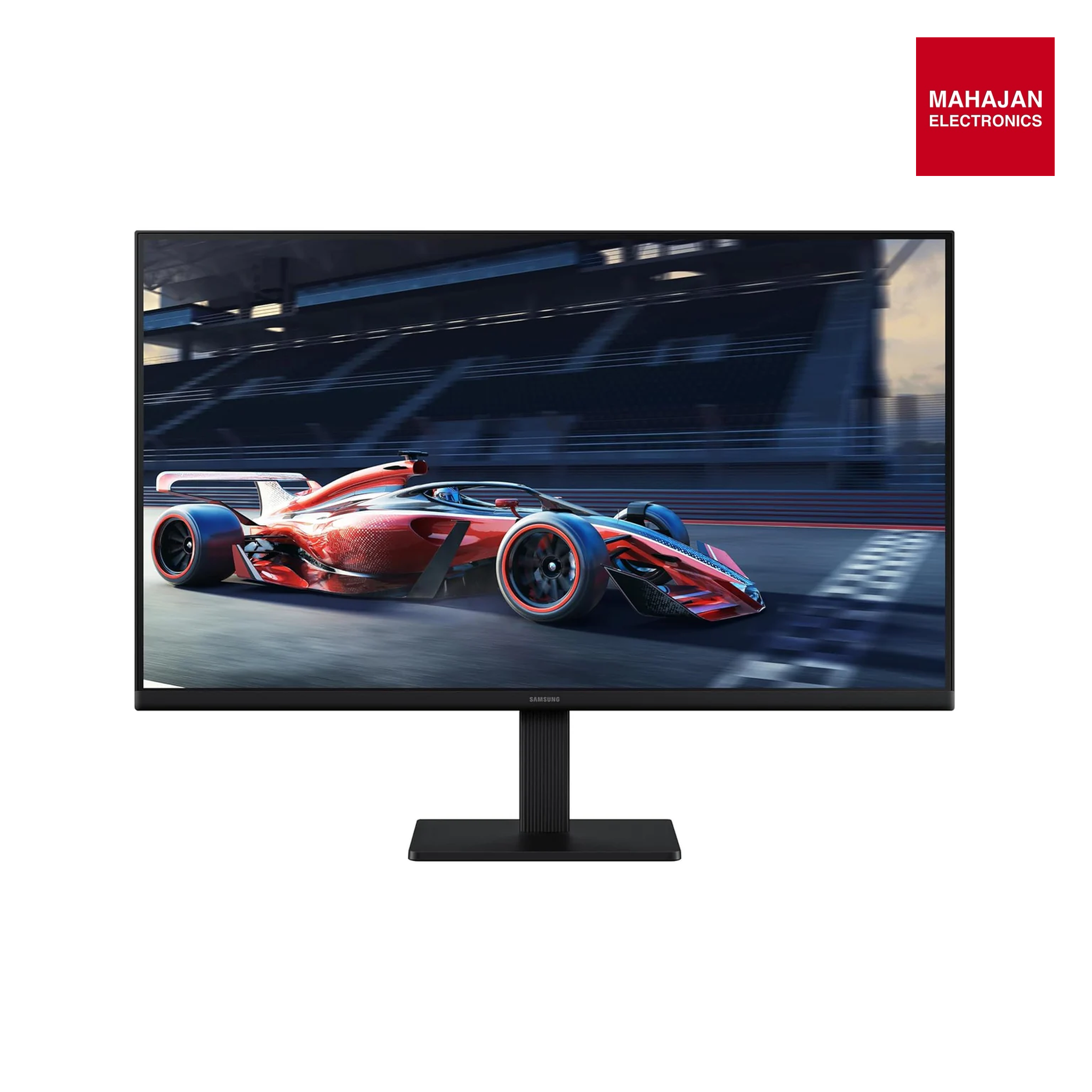 Samsung 24" (60.5 cm) LS24D300GAWXXL|Black  S3 Flat Monitor|Super Slim Borderless Design|IPS Panel|FHD 1920 x 1080|100 Hz|5 ms|Ports-HDMI,VGA|Game Mode|Eye Saver Mode||Wall Mountable-Online Mahajan Electronics