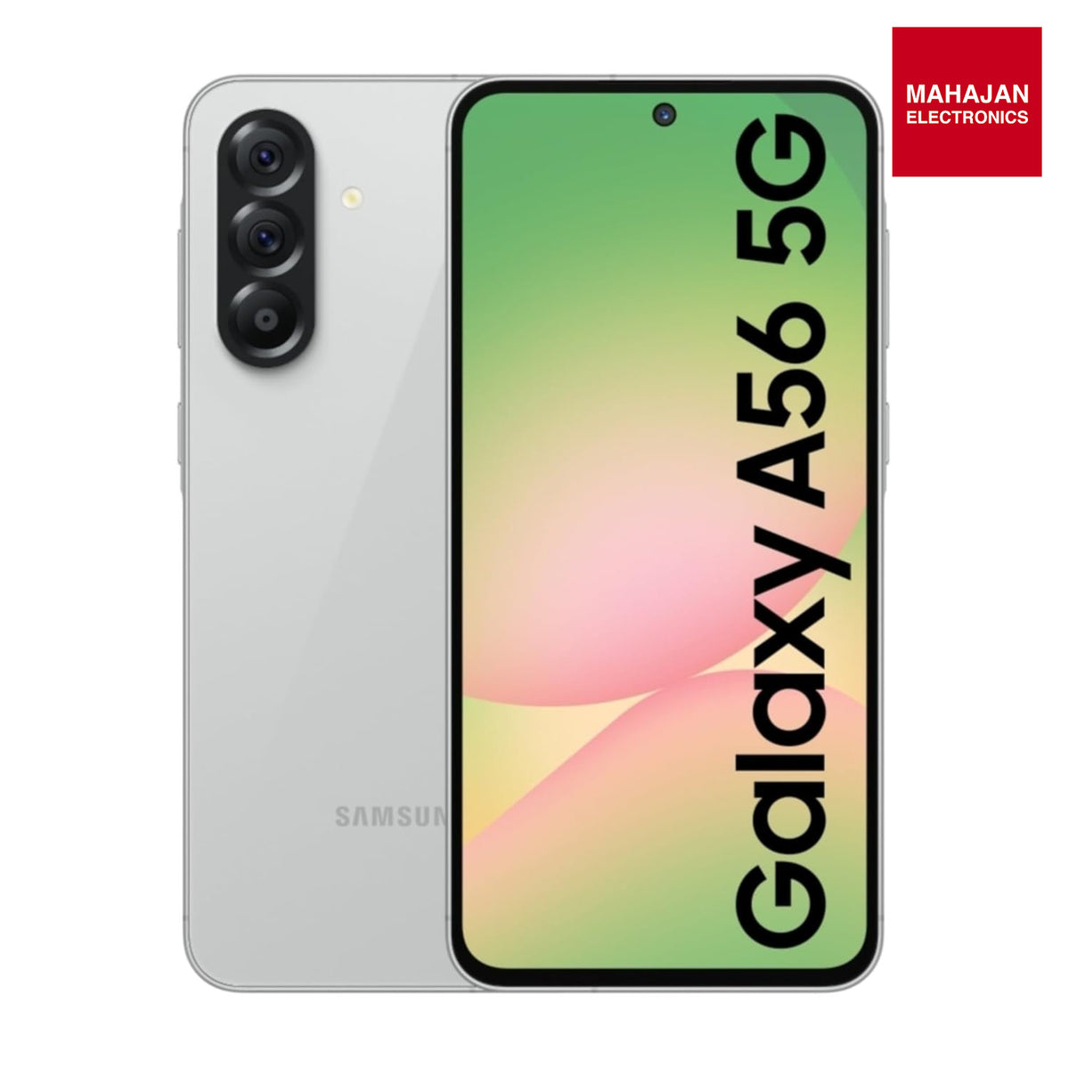 Samsung Galaxy A56 5G (Awesome Light Gray, 12GB, 256GB) | Awesome Intelligence: Circle to Search, Intelligent Editing | Awesome 6 OS & 6 Years Security Updates | IP67 Samsung – Mahajan Electronics Online.