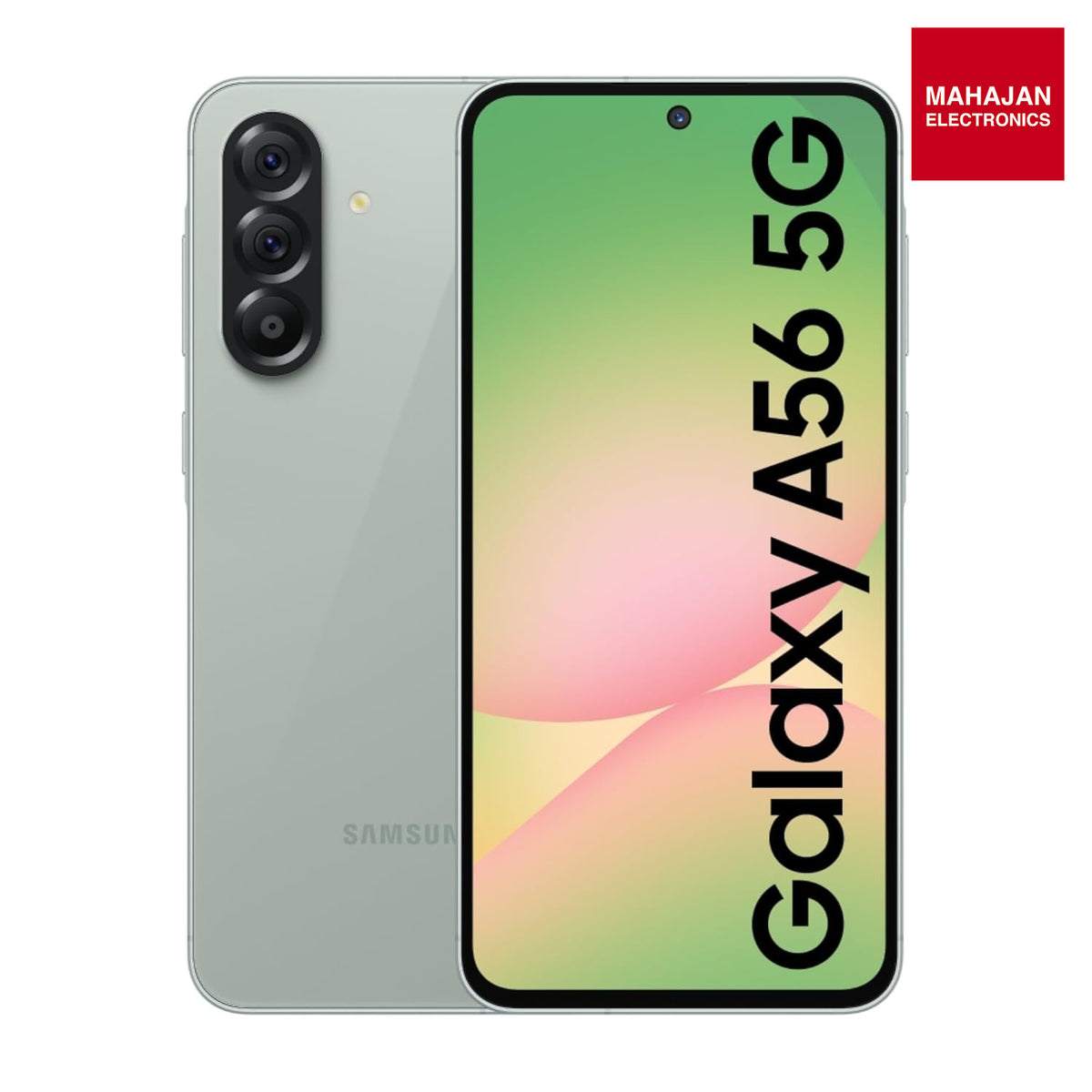 Samsung Galaxy A56 5G (Awesome Olive, 8GB, 256GB) | Awesome Intelligence: Circle to Search, Intelligent Editing | Awesome 6 OS & 6 Years Security Updates | IP67 Samsung – Mahajan Electronics Online.