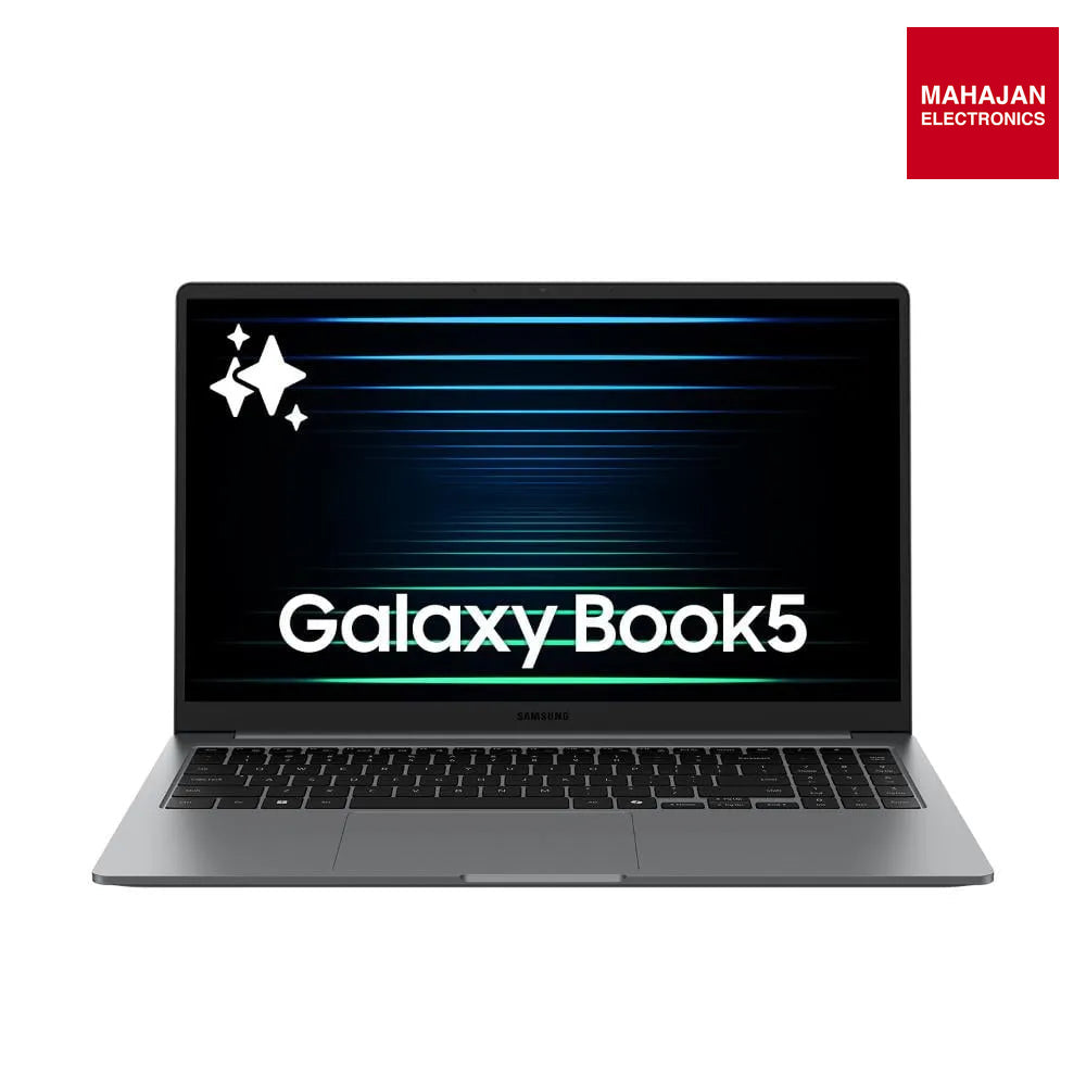 Samsung Galaxy Book5 Laptop (Intel Core Ultra 5/ 16GB LPDDR5X RAM/ 512GB SSD/ 15.6 Inch (39.62 cm) FHD Display/ Intel Graphics/ Windows 11 Home) Samsung – Mahajan Electronics Online.