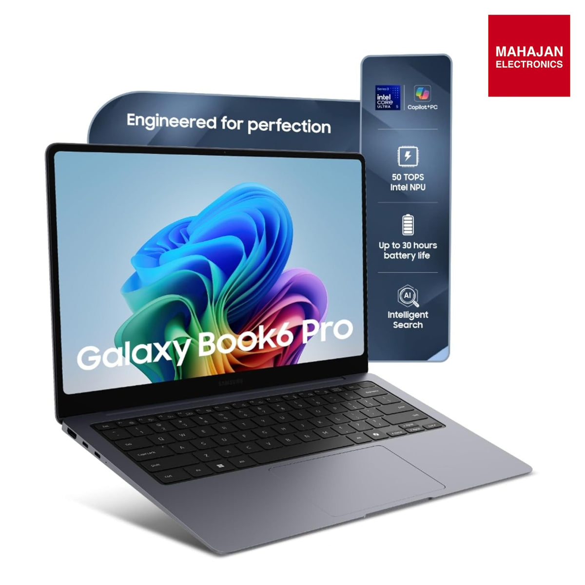 Samsung Galaxy Book6 Pro 14 Inch WQXGA AMOLED 2X Intel Core Ultra 5 16GB 512GB Gray – Mahajan Electronics Online.