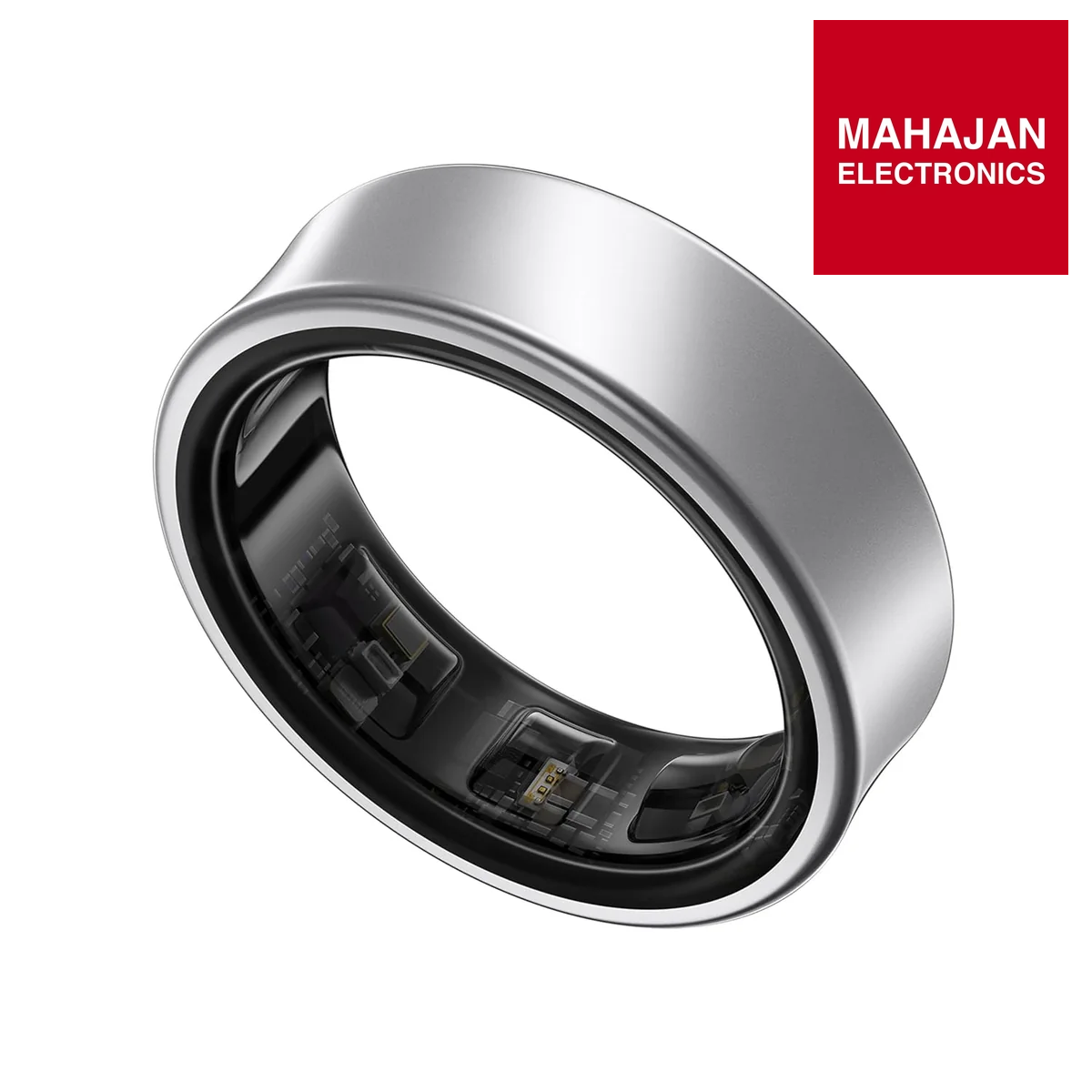 Samsung Galaxy Ring, with Smart AI, Size First W/Sizing Kit, No App Subscription, Fitness Monitor, Sleep Tracker, Up to 7-Day Battery, Size 12, Titanium Silver Mahajan Electronics Online
