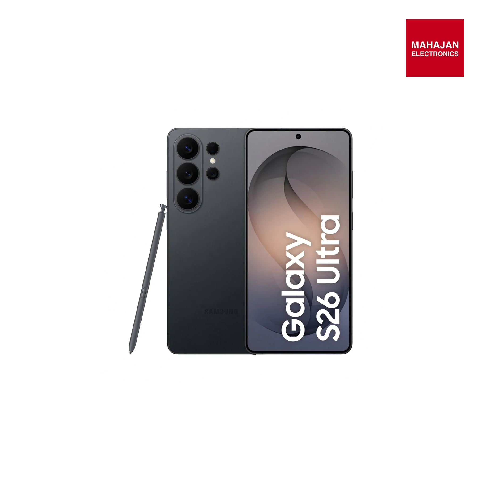 Samsung Galaxy S26 Ultra 5G (Black, 12GB RAM, 512GB Storage) with Built-in Privacy Display, AI Phone, Photo Assist, Creative Studio, 200MP Camera, 5000mAh Battery and Snapdragon 8 Elite Gen 5 Mahajan electronics Online