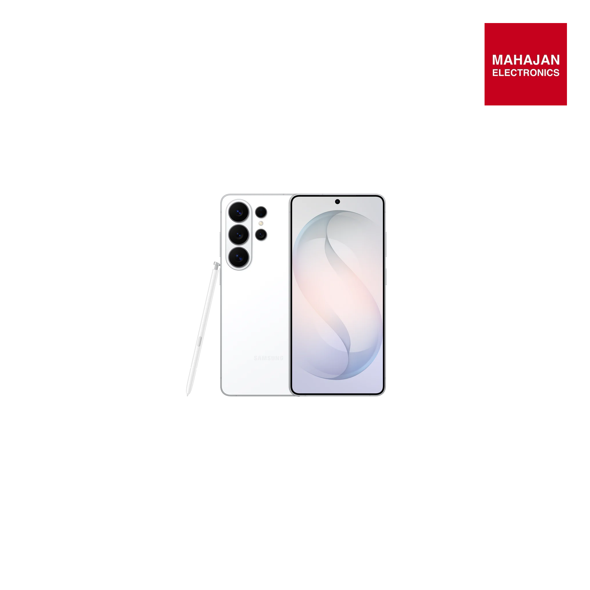 Samsung Galaxy S26 Ultra 5G (White, 12GB RAM, 512GB Storage) with Built-in Privacy Display, AI Phone, Photo Assist, Creative Studio, 200MP Camera, 5000mAh Battery and Snapdragon 8 Elite Gen 5 Mahajan Electronics Online