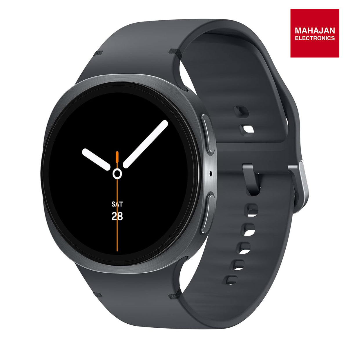 Samsung Galaxy Watch8 (40mm, Bluetooth, Graphite) with 3nm Processor | Dual GPS | Sapphire Glass & Armor Aluminum | 5ATM & IP68 | BP, ECG, IHRN & Vascular Load Monitoring | Anti-oxidant Index Samsung – Mahajan Electronics Online.
