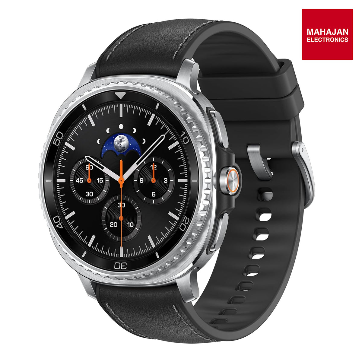Samsung Galaxy Watch8 Classic (46mm LTE, Black) with 3nm Processor | Dual GPS | Sapphire Glass & Stainless Steel | 5ATM & IP68 | BP, ECG, IHRN & Vascular Load Monitoring | Anti-oxidant Index Samsung – Mahajan Electronics Online.