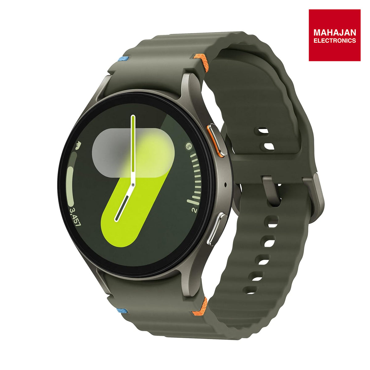 Samsung Galaxy Watch 7 (44mm, Green, BT+LTE) with 3nm Processor | Dual GPS | Sapphire Glass & Armour Aluminum | 5ATM & IP68 | HR, SpO2, BP & ECG Monitor DEMO UNIT Samsung – Mahajan Electronics Online.