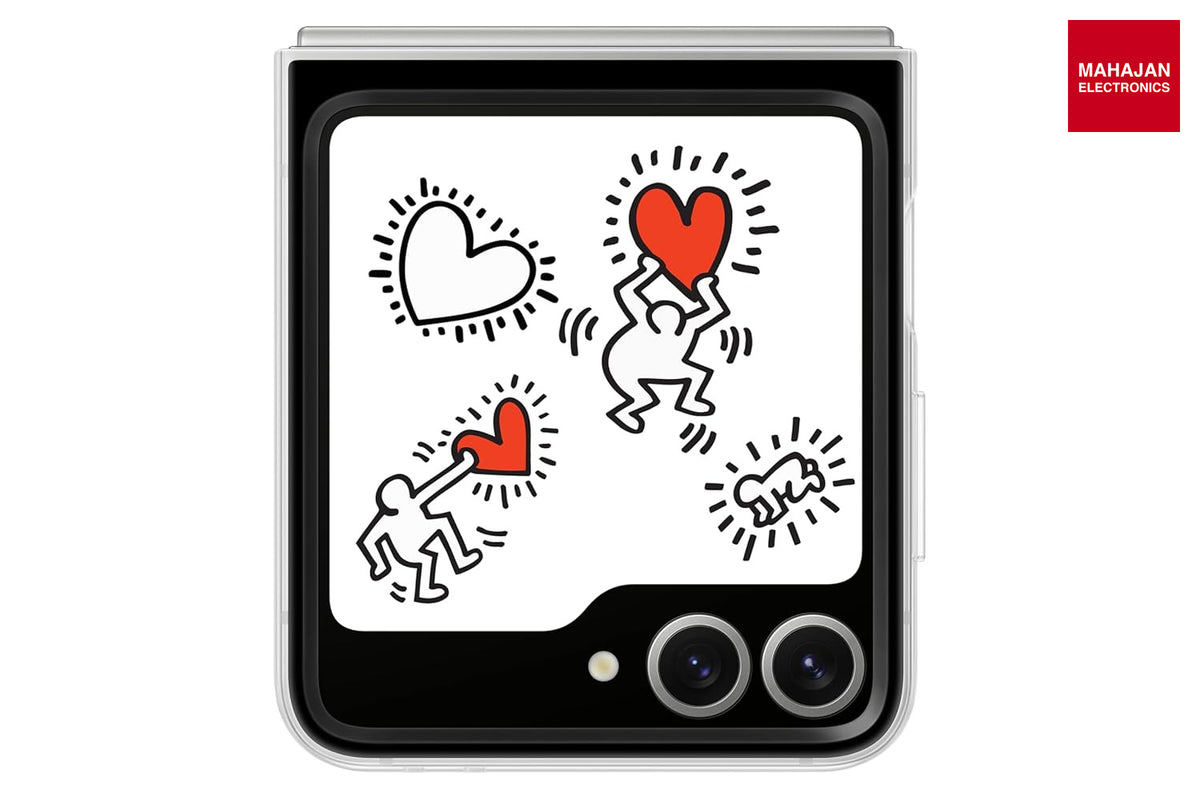 Samsung Galaxy Z Flip6 Flipsuit Case - Keith Haring Card, White Samsung – Mahajan Electronics Online.