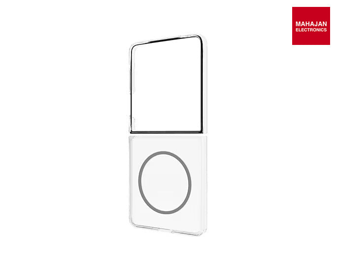 Samsung Galaxy Z Flip7 Clear Magnet Case | Transparent | Wireless Charging Samsung – Mahajan Electronics Online.