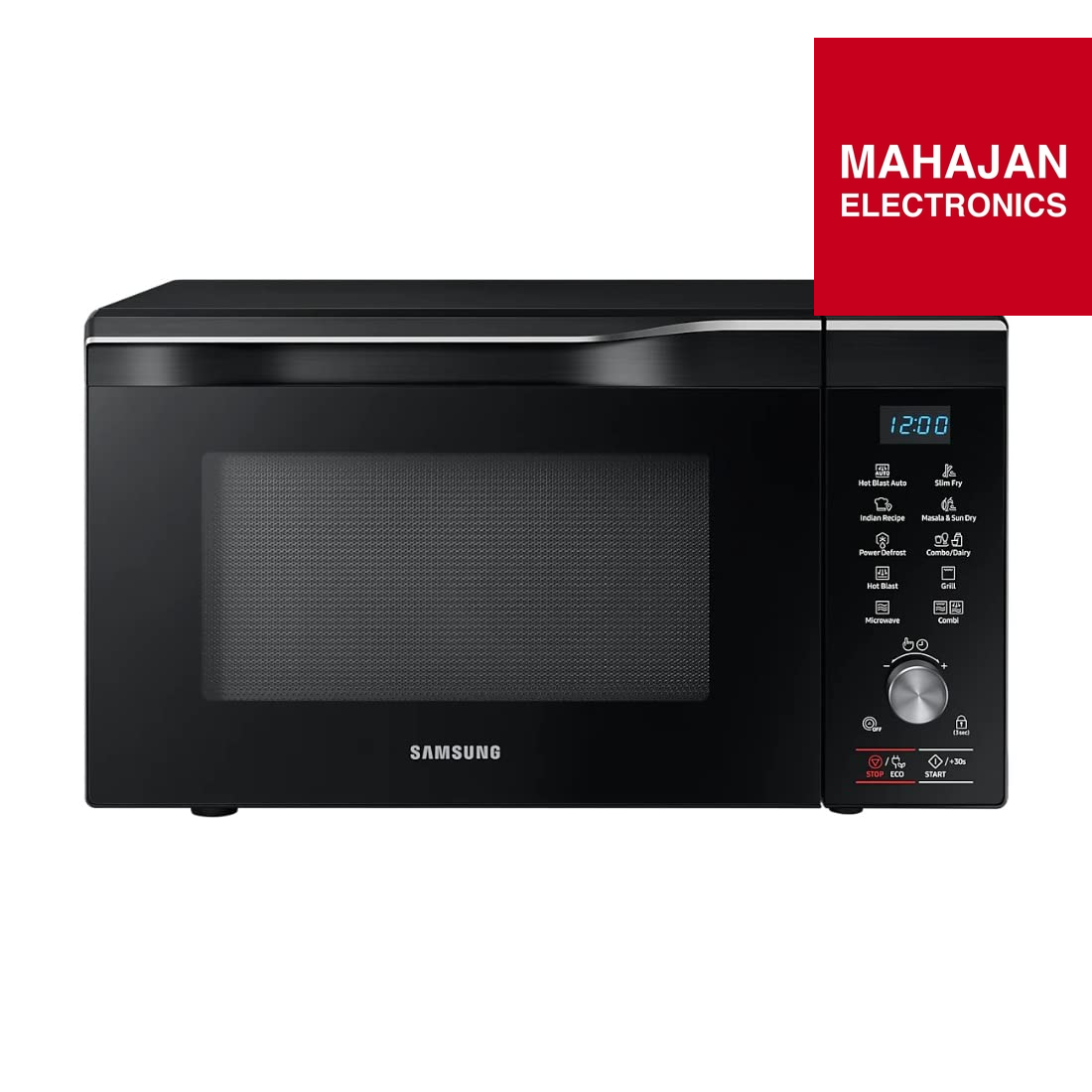 Samsung MC32A7056CK/TL 32 L Convection Microwave Oven – Slimfry, Preheat, Eco Mode, Child Lock, Ceramic Interior (Black) mahajan electronics