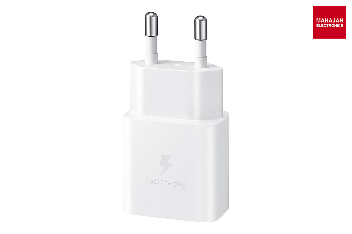 Samsung Original Travel Adapter (15W, White) Samsung – Mahajan Electronics Online.