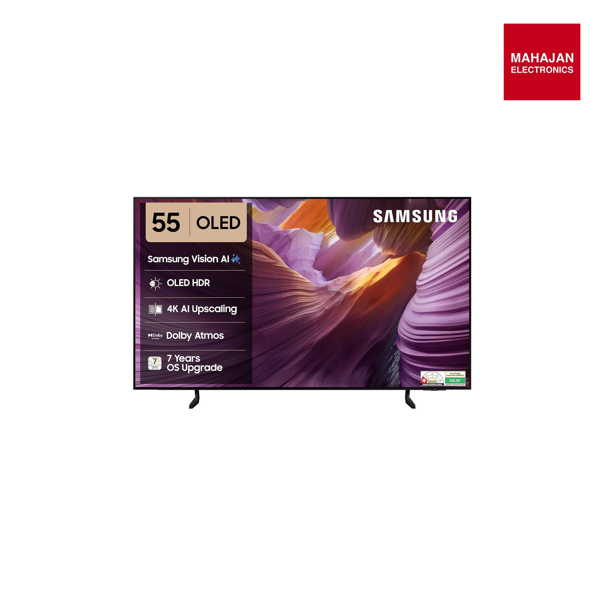 Samsung QA55S85HAELXL 138 cm (55 inches) 4K Ultra HD Smart OLED TV Mahajan Electronics Online