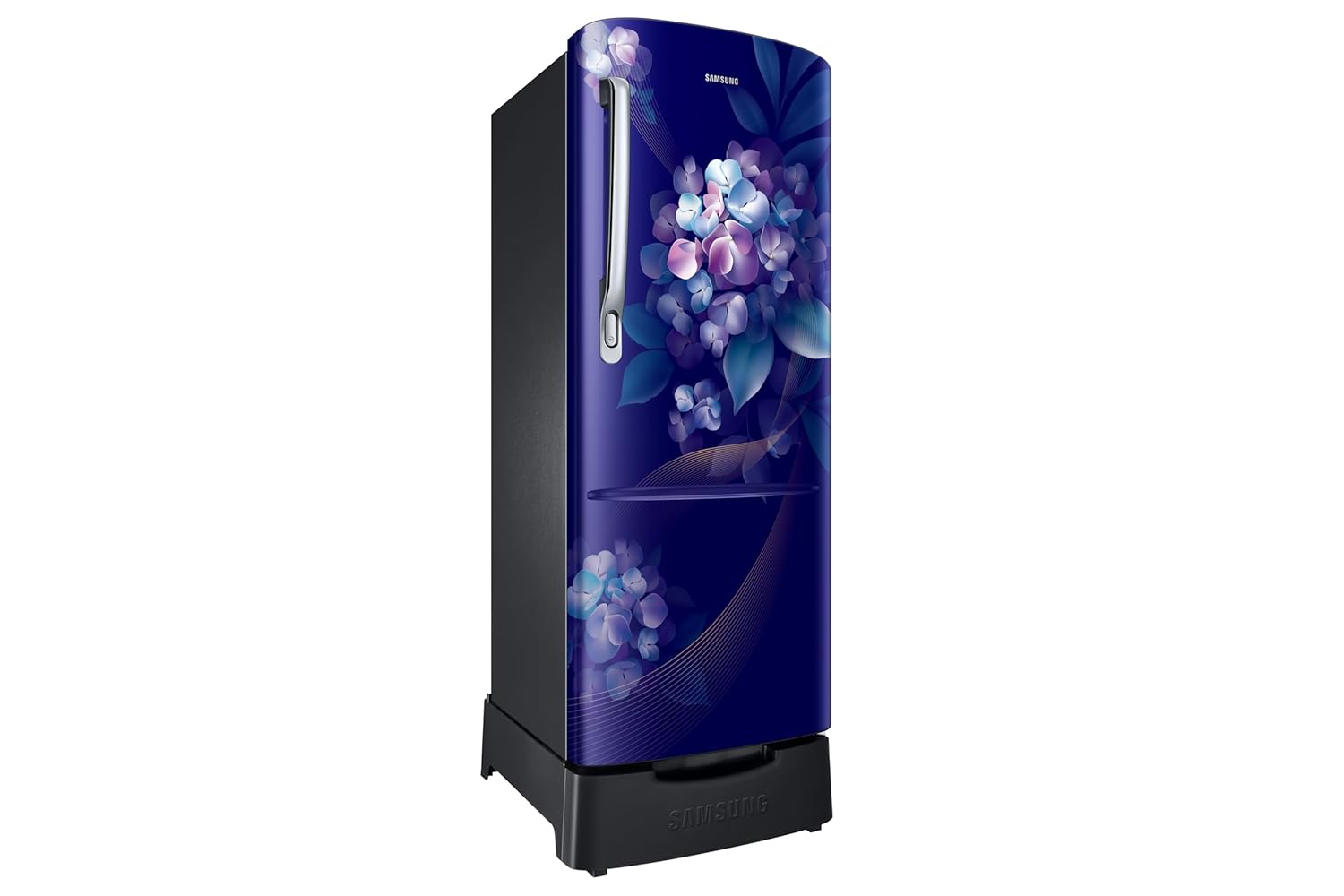 Samsung RR24H2823HS/NL, 223 L, 3 Star, Digital Inverter, Direct-Cool Single Door Refrigerator ( Hydrangea Blue, Base Stand Drawer, Single Touch Defrost, 2026 Model)-Online Mahajan Electronics