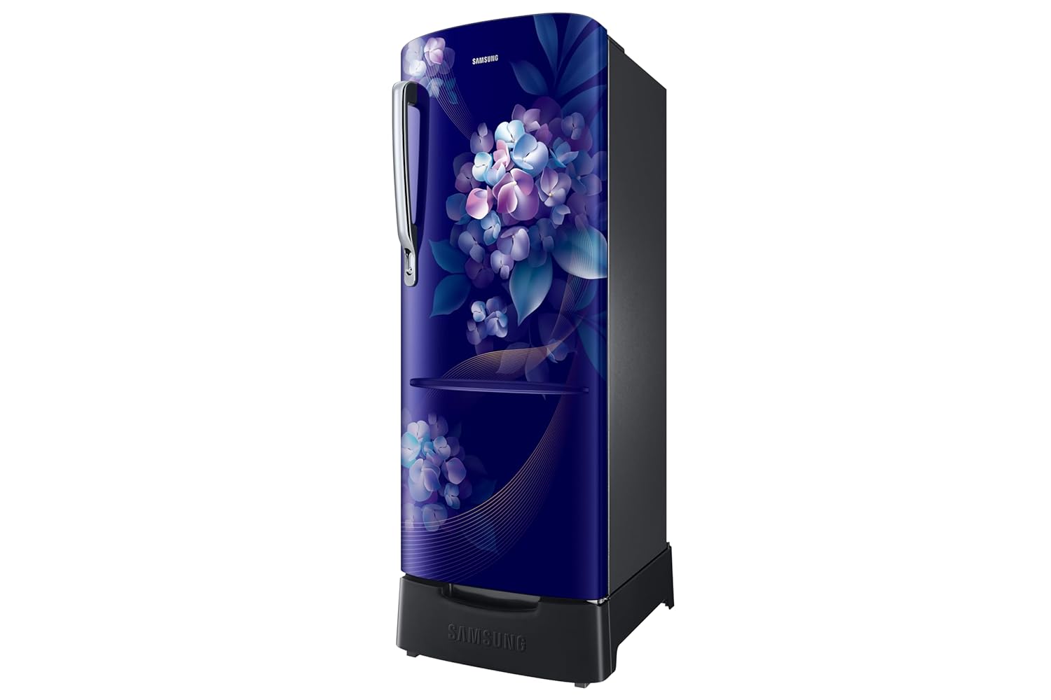 Samsung RR24H2823HS/NL, 223 L, 3 Star, Digital Inverter, Direct-Cool Single Door Refrigerator ( Hydrangea Blue, Base Stand Drawer, Single Touch Defrost, 2026 Model)-Online Mahajan Electronics