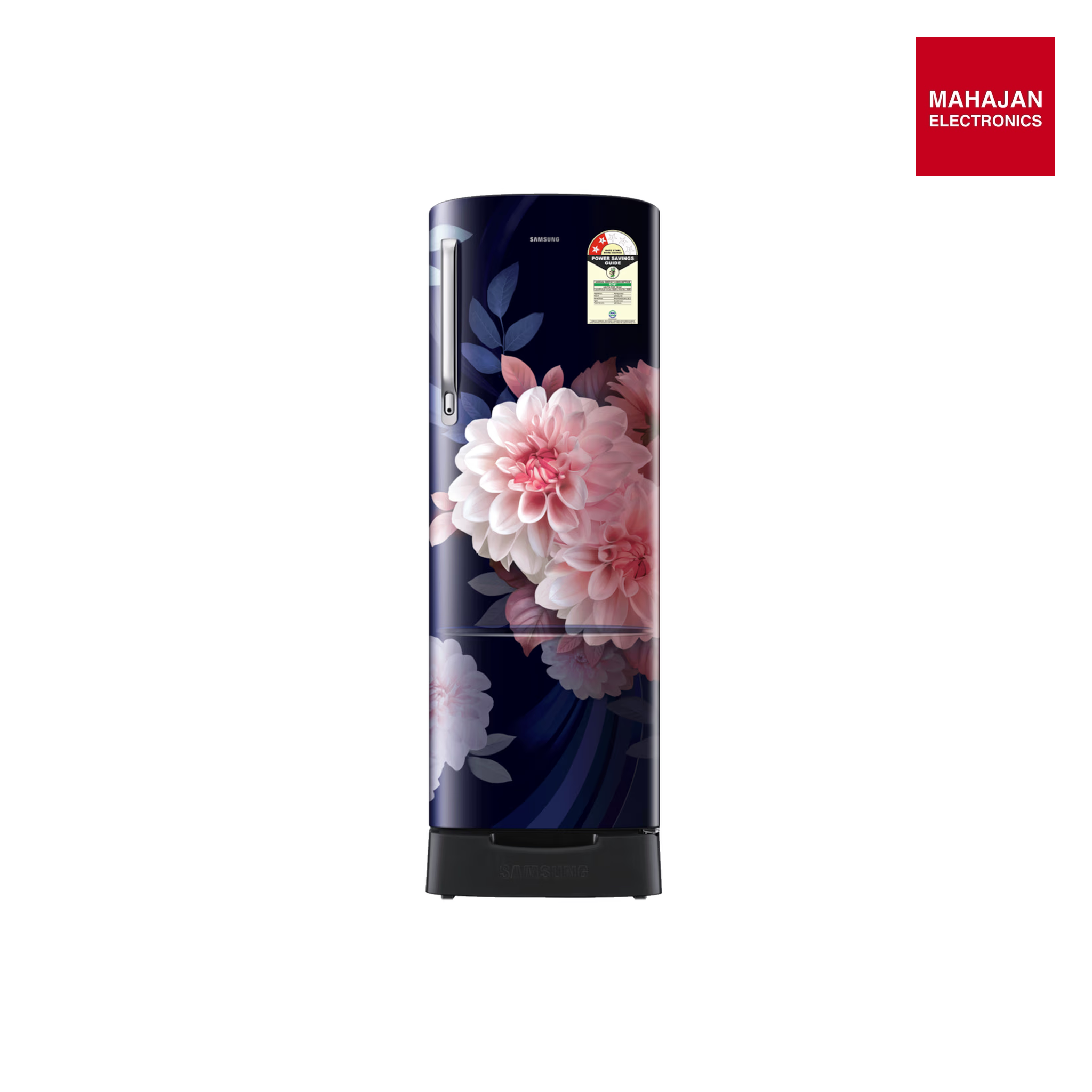Samsung RR26C3893CU/HL 246L 3 Star Inverter Direct-Cool Single Door Refrigerator Appliance (Camellia Blue) Base Stand Drawer Mahajan Electronics