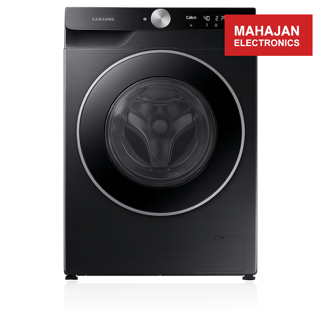 Samsung WW11CG604DLBTL 11 Kg 5 Star AI Control Front Load Washing Machine (Black Caviar) | Super Speed | Hygiene Steam | Wi-Fi Enabled | Digital Inverter Motor Open Box Mahajan electronics online