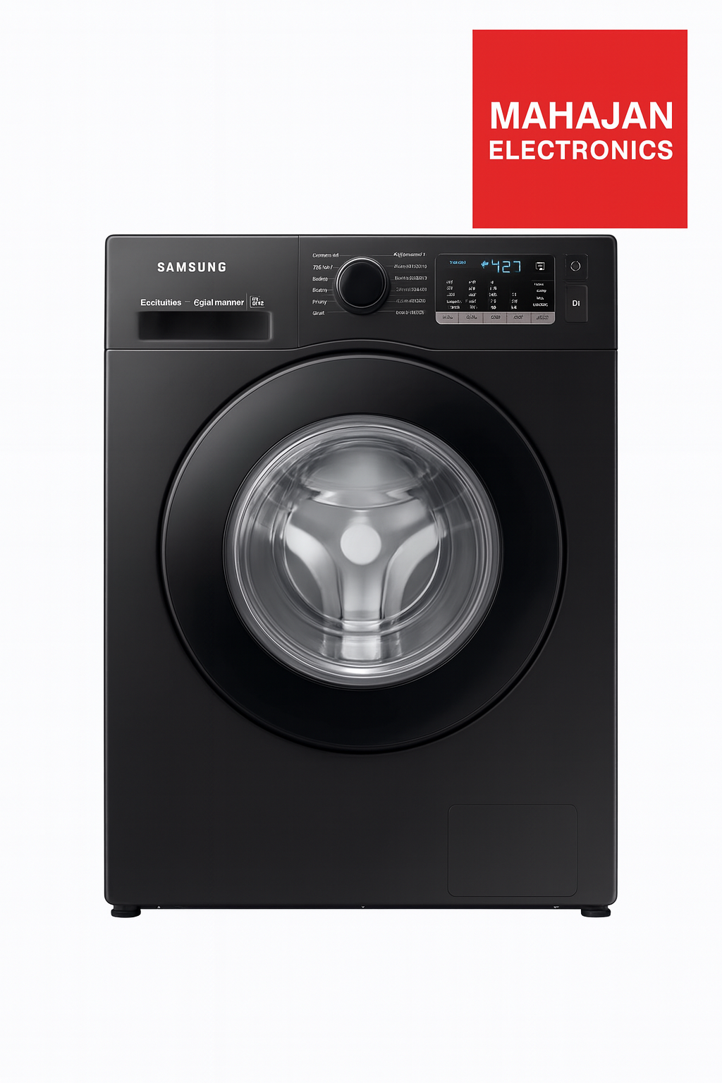 Samsung WW80TA046AB1TL 8 kg, Hygiene Steam with Inbuilt Heater, Digital Inverter, Fully-Automatic Front Load Washing Machine ( Black) Mahajan Electronics Online