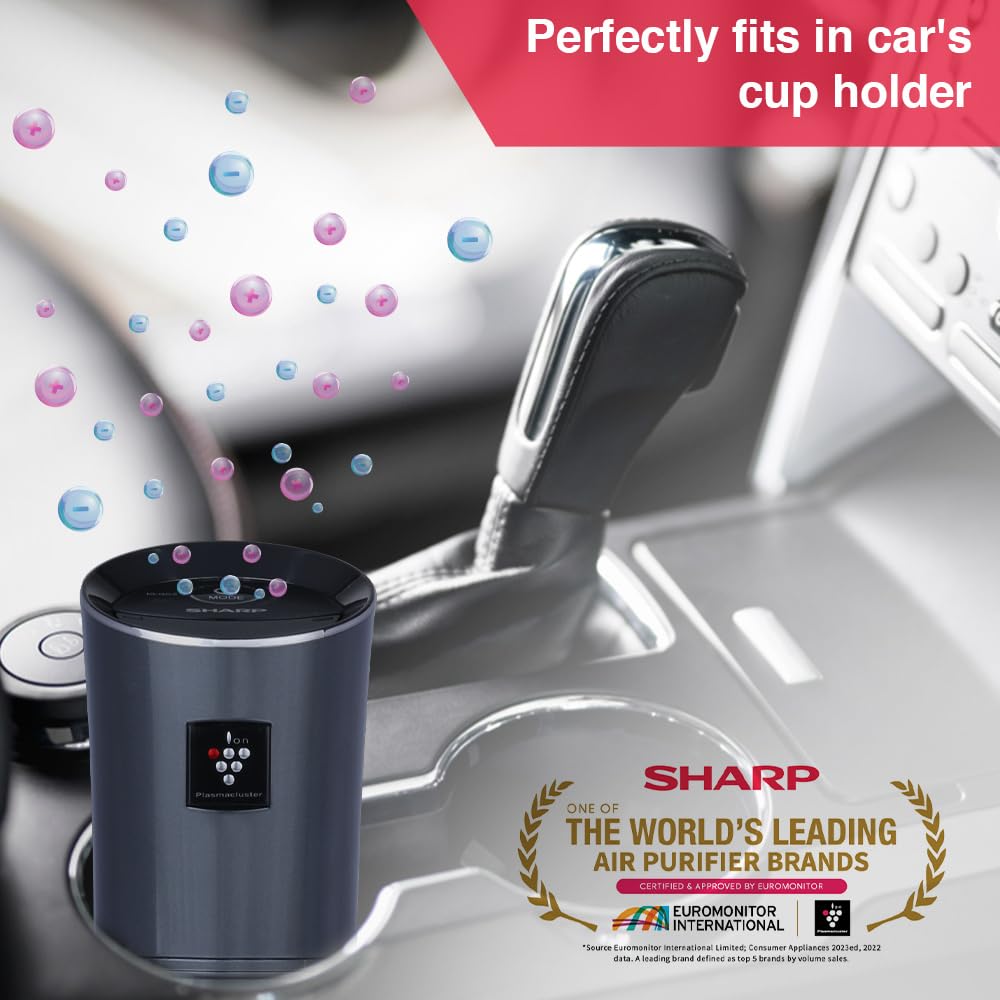 Sharp IG-GC2E-B Plasmacluster Car Air Purifier Black – Mahajan Electronics Online.
