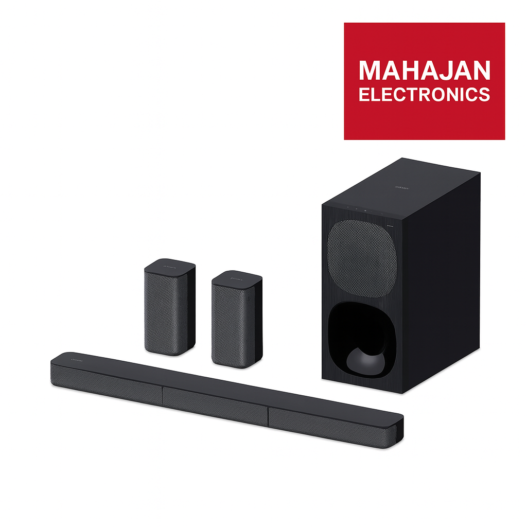 Sony HT-S20R Real Dolby Digital Soundbar for TV with subwoofer and Compact Rear Speakers, Home Theatre System (400W,Bluetooth USB