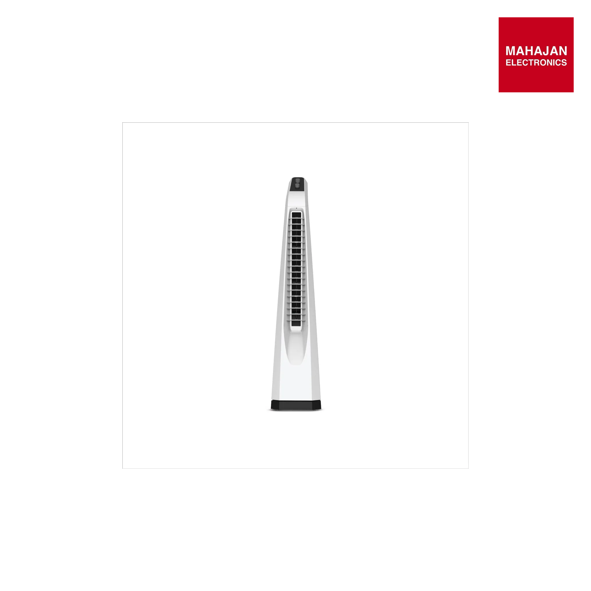 Symphony Surround Sr. Bladeless Tower Fan for Room | 90 Degree Swivel Action, Knob Control Panel | Low Power Consumption | Removable Dust Filter For Clean | 1 Year Warranty | White  Mahajan Electronics online