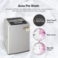 LG T75SKSF1Z 7.5 Kg 5 Star Smart Inverter Fully-Automatic Top Load Washing Machine ( Middle Free Silver, TurboDrum | Smart Motion) - Mahajan Electronics Online