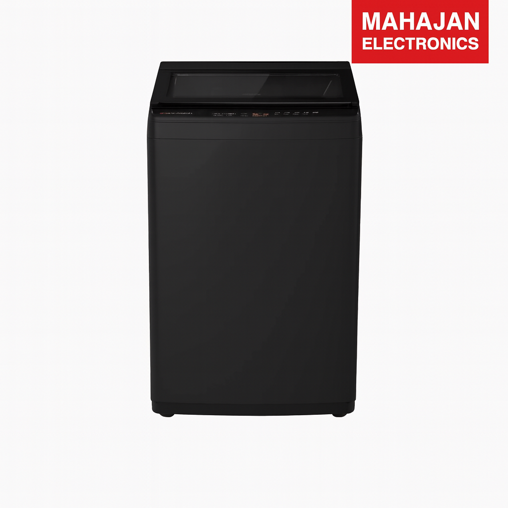 Black appliance with Mahajan Electronics logo on a white background