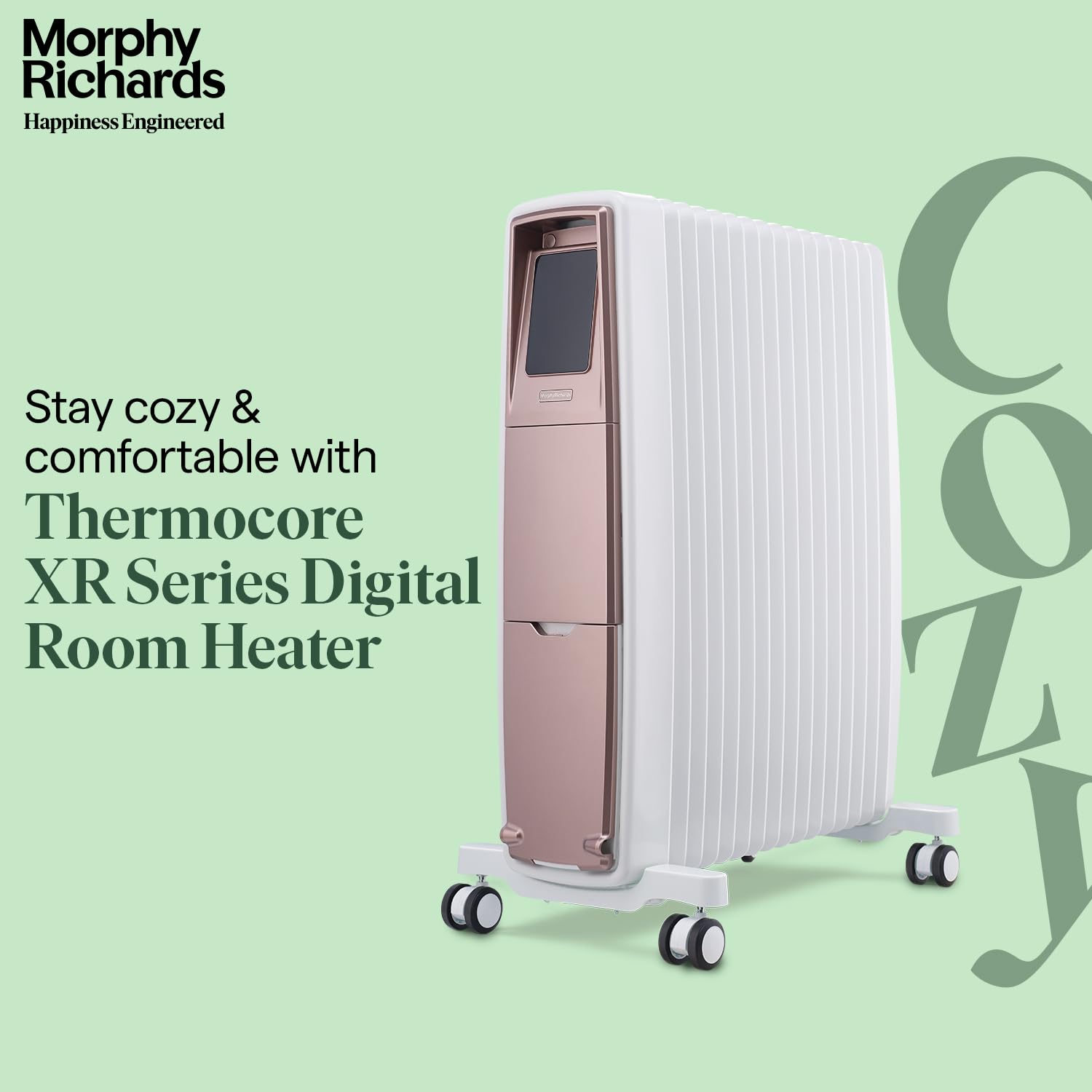 Morphy Richards Thermore Xr Zero Digital 15 Fins Oil Free Radiator Room Heater Mahajan electronics Online