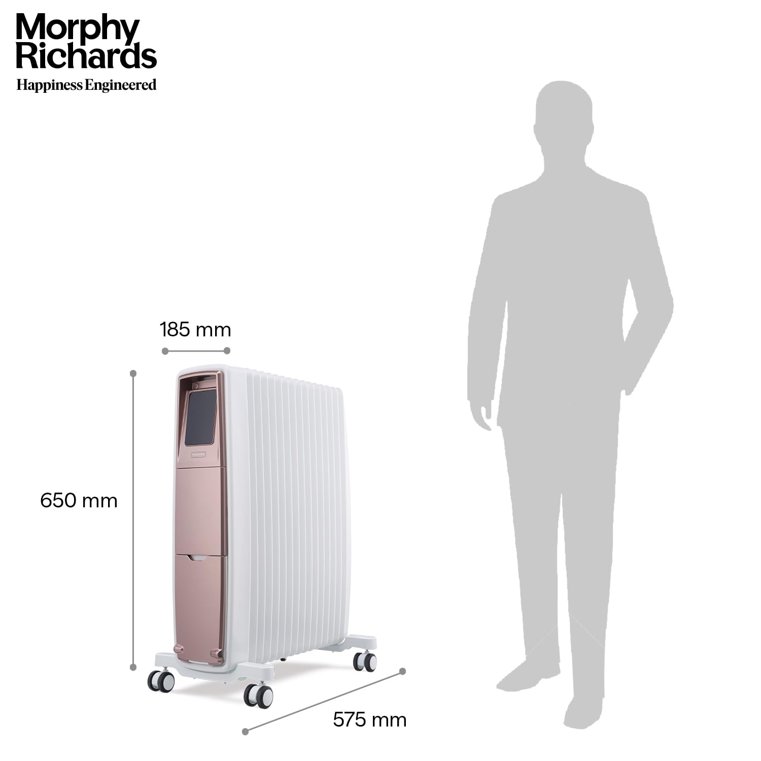 Morphy Richards Thermore Xr Zero Digital 15 Fins Oil Free Radiator Room Heater Mahajan electronics Online