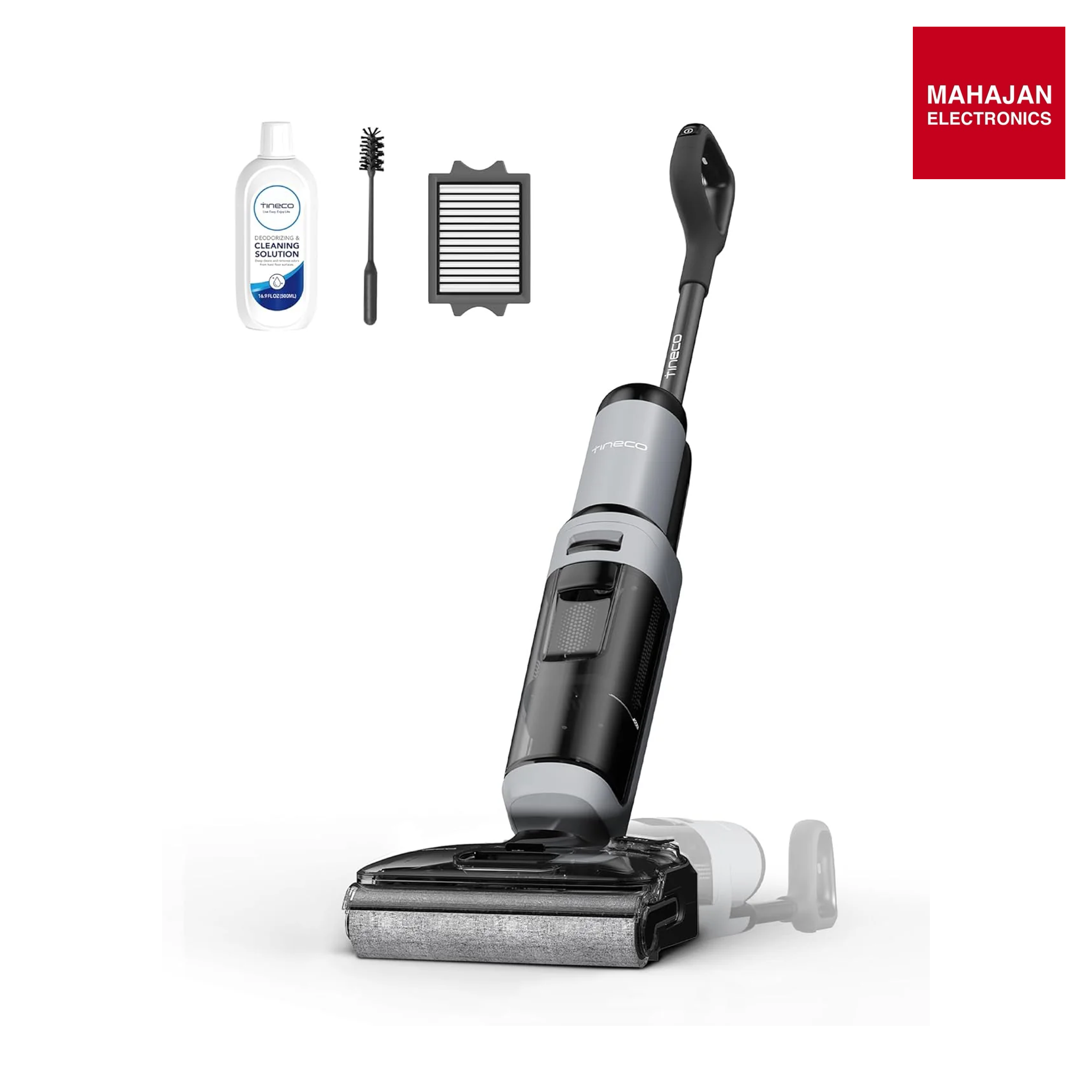 Tineco Floor ONE i5 Stretch Plus 2 Smart Cordless Wet & Dry Vacuum Cleaner & Mop for Hard Floors, 180° Flat Design, Clean Tough Stains & Pet Hair, Patented iLoop, Self-Cleaning Brush, 2 Yr Warranty mahajan electronics online