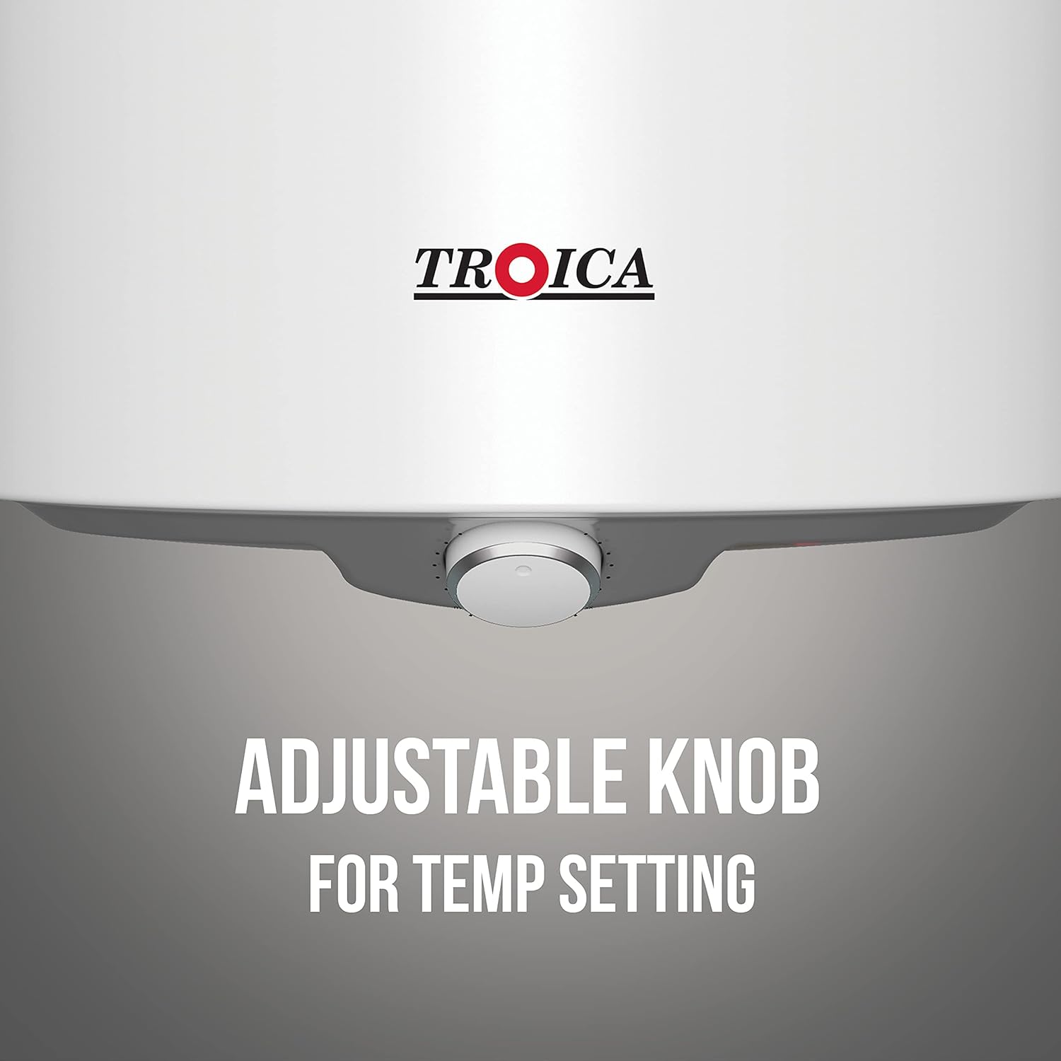 Havells Troica 15-Litre Vertical Storage Water Heater (Geyser) White Grey, 4 star - Mahajan Electronics Online