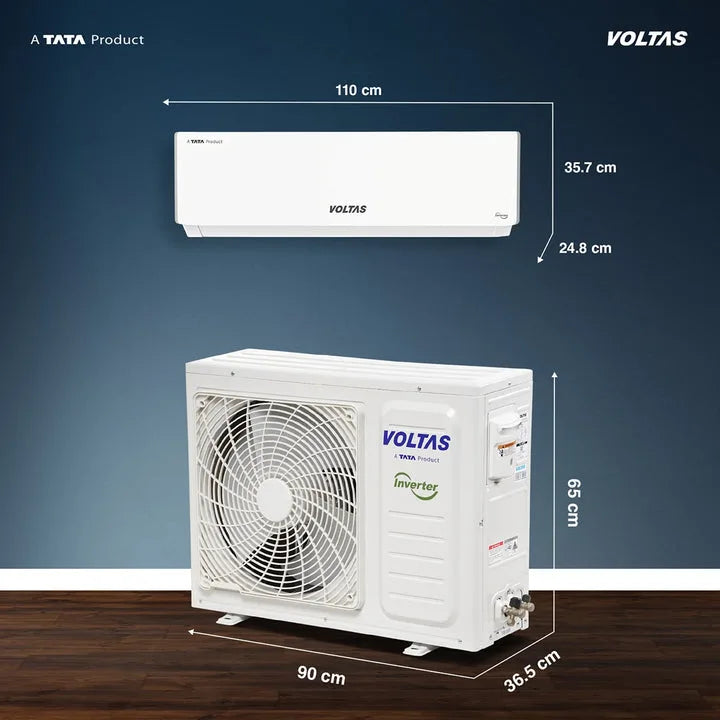 Voltas 245INV VACTRA PLUSH 2 Ton 5 Star Inverter Split AC (2026 Series)-Made in india-Online Mahajan Electronics