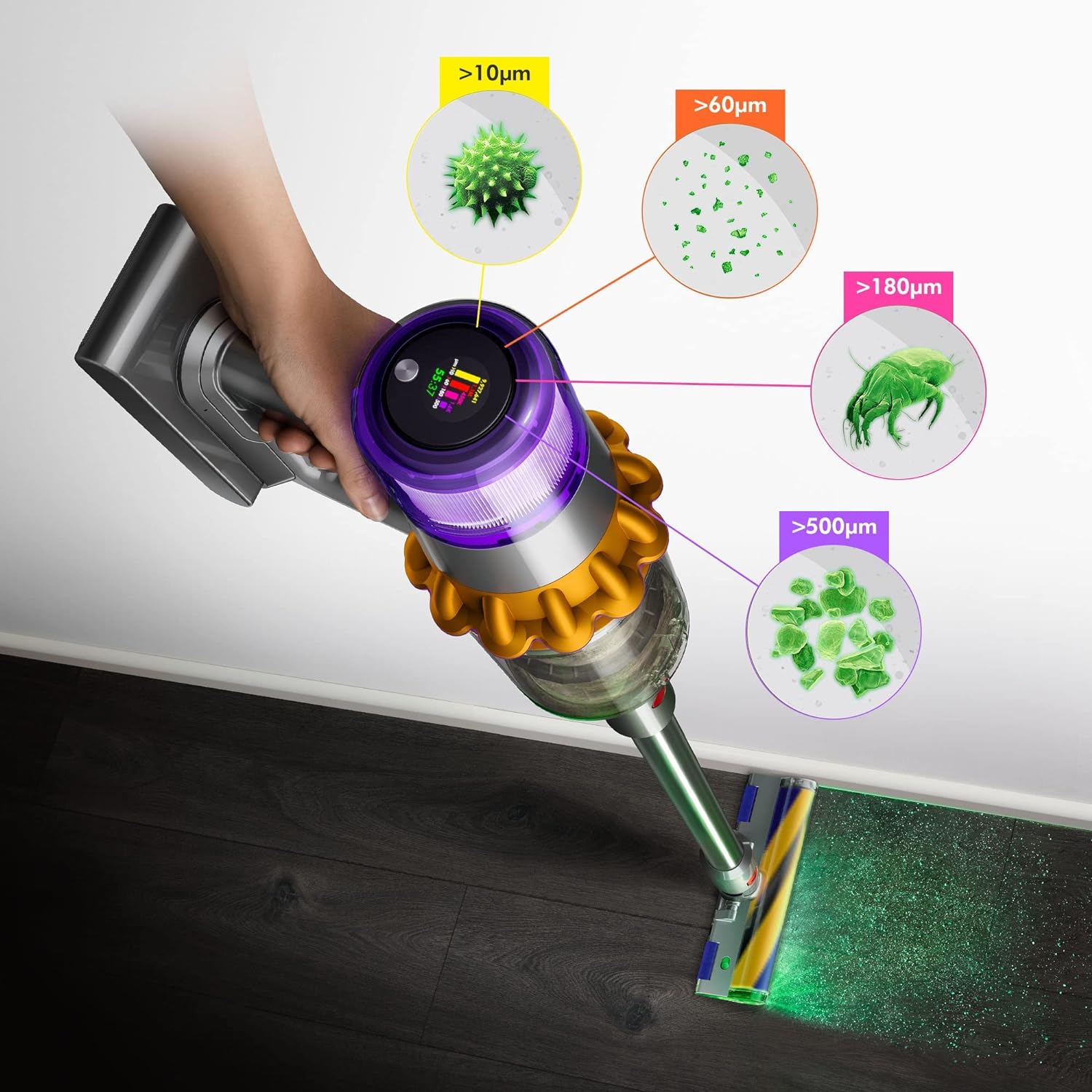 Dyson V15 Detect Intelligent Cord-Free Vacuum Cleaner - Mahajan Electronics Online