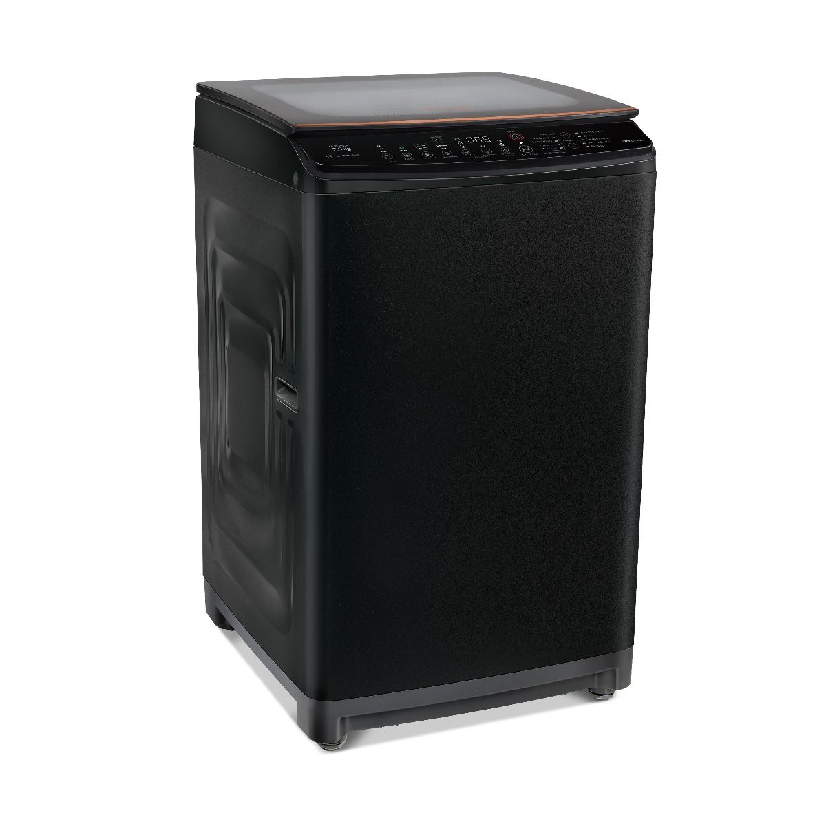 Voltas Beko WTL8512VAA/BPGJHD 8.5 Kg Fully Automatic Top Load Washing Machine | 5 Star | In-Built Heater | Black Voltas Beko