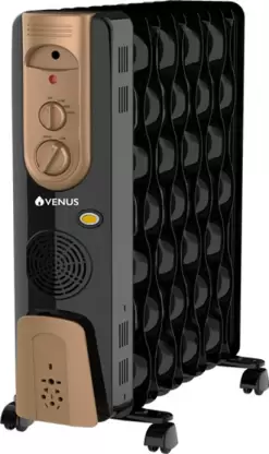 Venus OFR 9F Oil Filled Room Heater 9fin With Fan - Mahajan Electronics Online