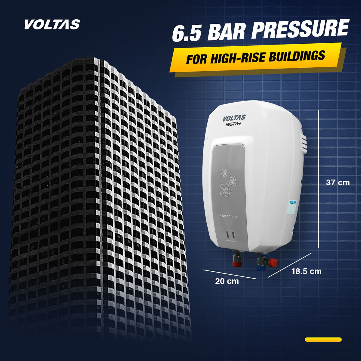 Voltas Insta+ 3L 4500W Instant Water Heater